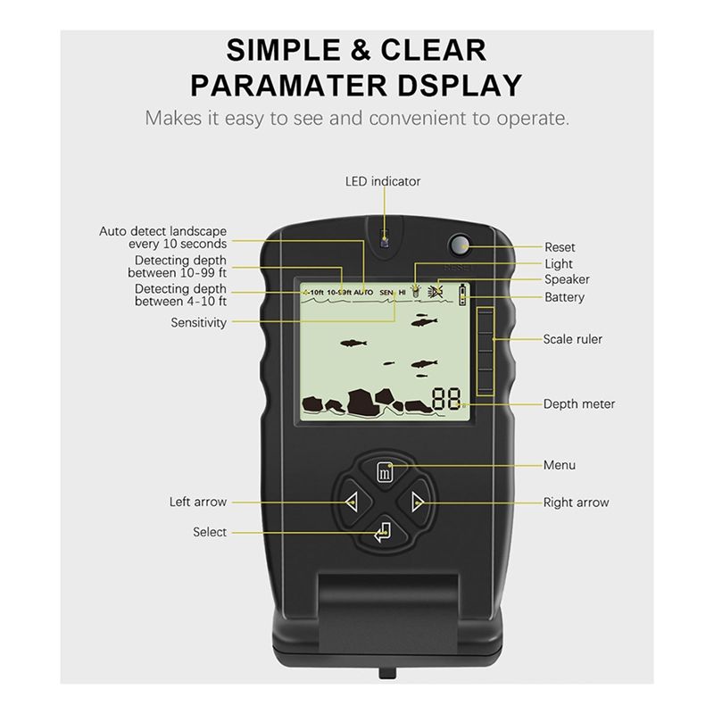 New Portable Fish Finder, Ice  - Fish Finder Portable review and price