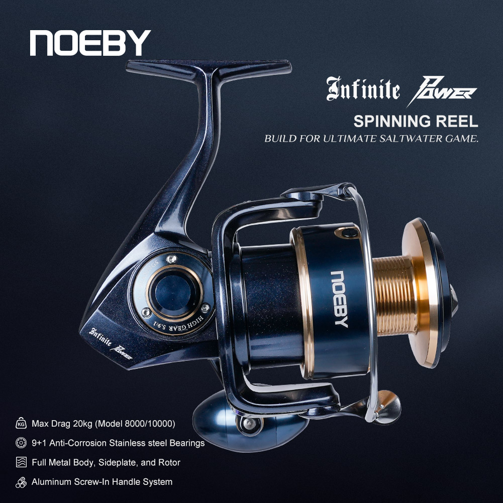 Noeby Infinite Power Spinning  - Abu Garcia Reel Max review and price