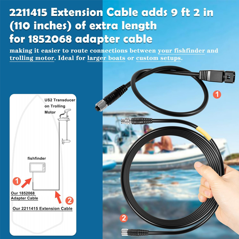 1852068 MKR-US2-8 7-Pin Adapte - Fish Finder Transducer review and price