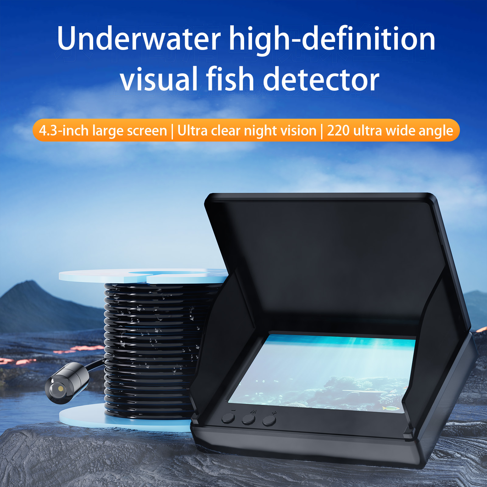 4.3 Inch Underwater 15/30M Fis - Underwater Camera review and price