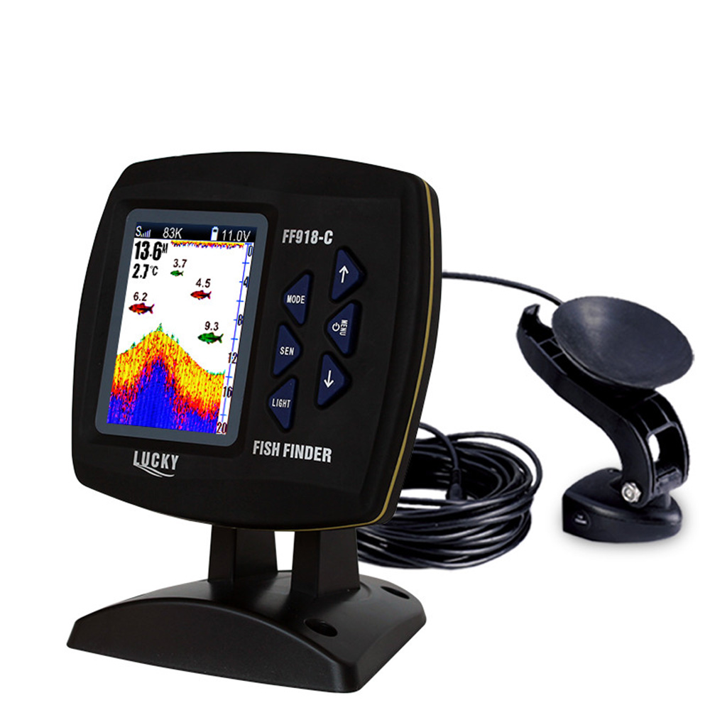 FF918-C100DS Color Screen Wire - Fish Finder Transducer review and price