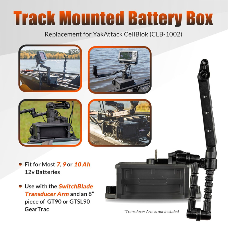 Track Mounted Battery Box for  - Fish Finder Transducer review and price