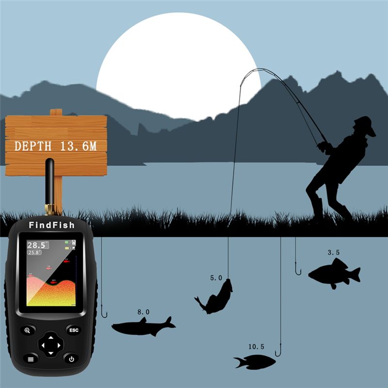 Quality Smart English Russian  - Fish Finder Portable review and price